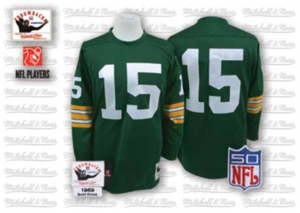 Mitchell Ness Bart Starr Green Bay Packers green Throwback jersey