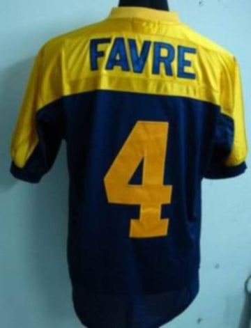Mitchell Ness Brett Favre Green Bay Packers blue Throwback jersey