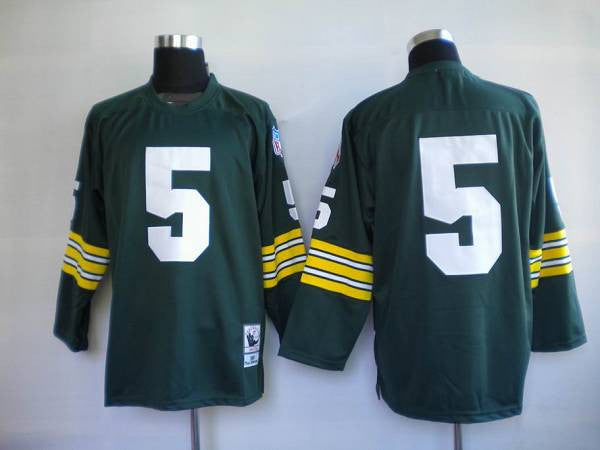 Mitchell Ness Paul Hornung Green Bay Packers green Throwback jersey
