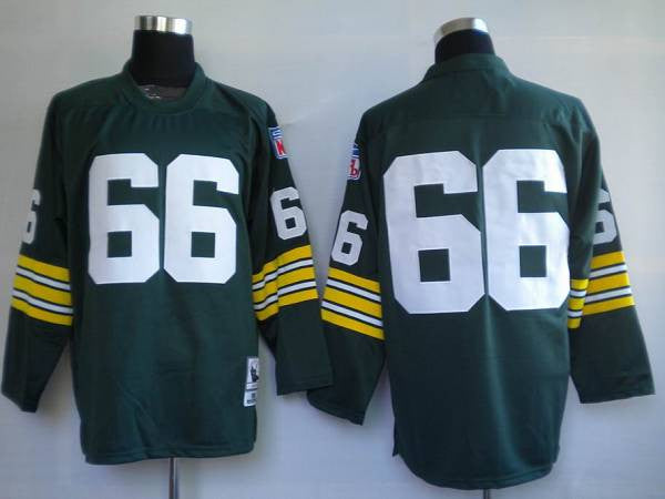 Mitchell Ness Ray Nitschke Green Bay Packers green Throwback jersey