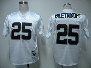 Mitchell Ness Fred Biletnikoff Las Vegas Raiders white Throwback jersey