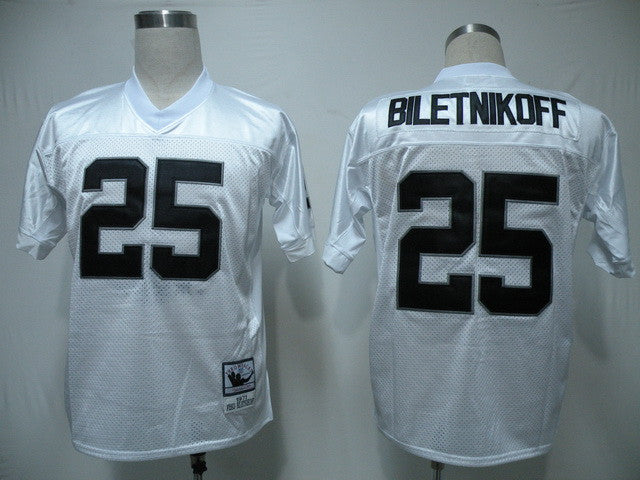 Mitchell Ness Fred Biletnikoff Las Vegas Raiders white Throwback jersey