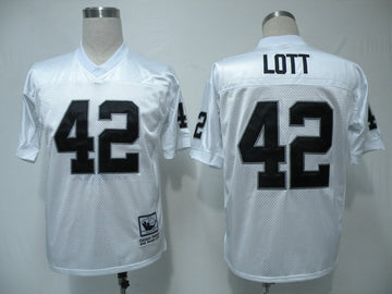 Mitchell Ness Lott Las Vegas Raiders white Throwback jersey
