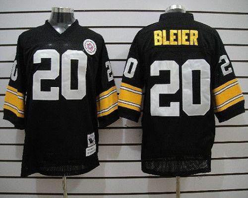Mitchell Ness Rocky Bleier Pittsburgh Steelers black Throwback jersey