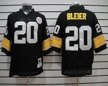 Mitchell Ness Rocky Bleier Pittsburgh Steelers black Throwback jersey