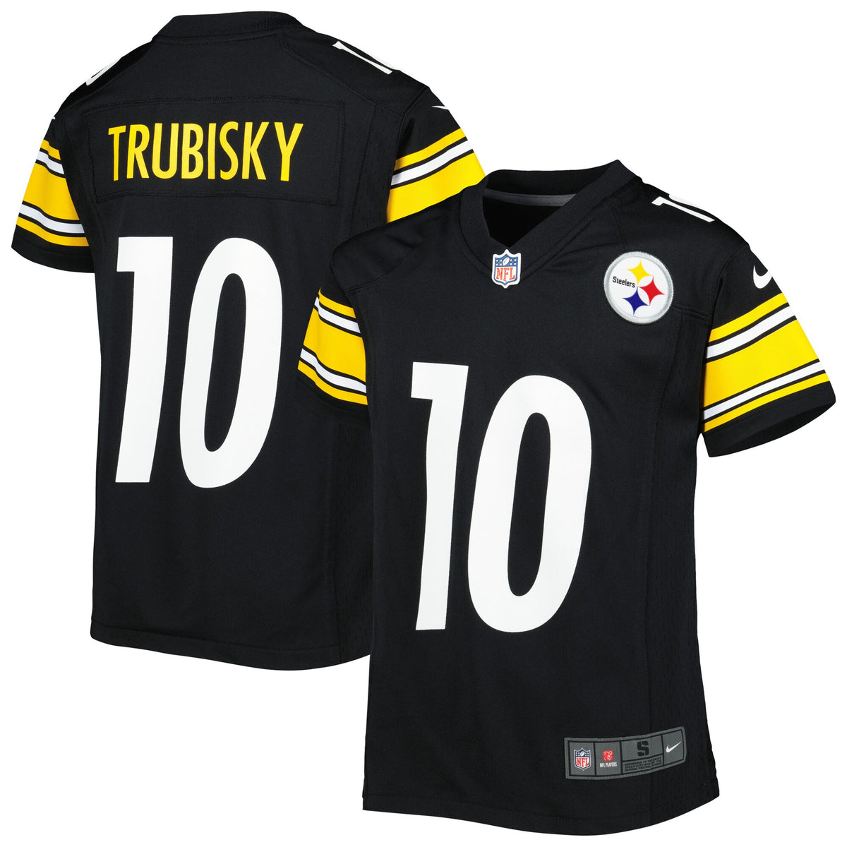 Mitchell Trubisky Pittsburgh Steelers black jersey