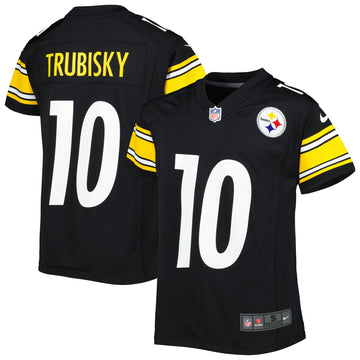 Mitchell Trubisky Pittsburgh Steelers black jersey