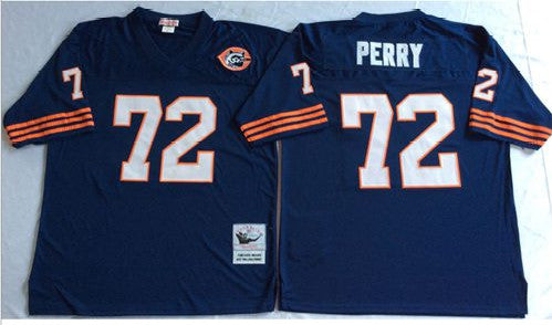 William Perry Chicago Bears blue Throwback jersey