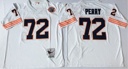 William Perry Chicago Bears white Throwback jersey