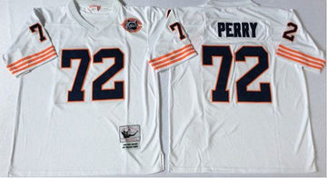 William Perry Chicago Bears white Throwback jersey