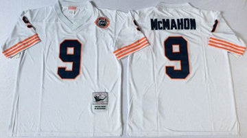 Jim McMahon Chicago Bears white Throwback jersey