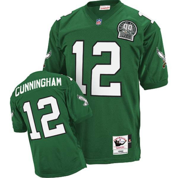 Randall Cunningham Philadelphia Eagles green Throwback jersey