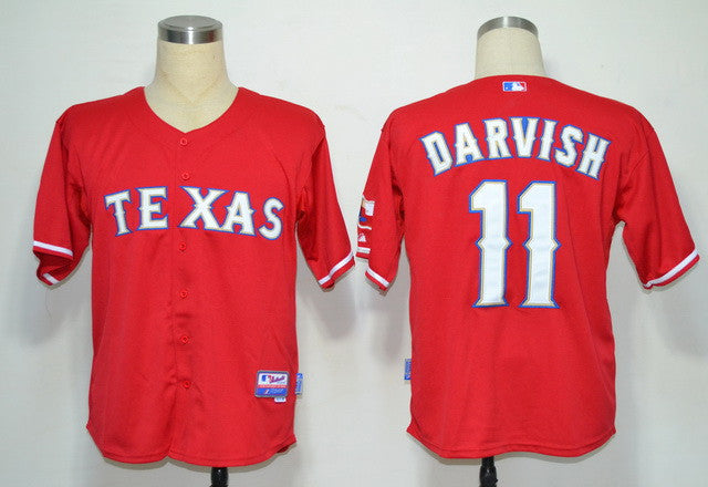 Darvish Texas Rangers red jersey