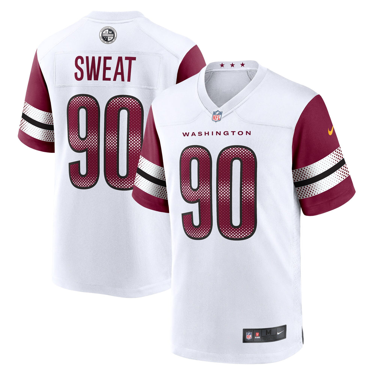 Montez Sweat Washington Commanders white jersey