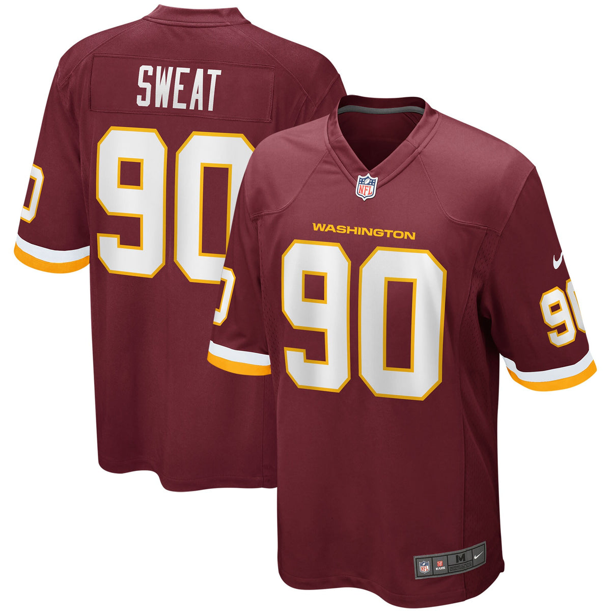 Montez Sweat Washington Washington Commanders burgundy jersey