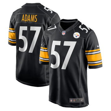 Montravius Adams Pittsburgh Steelers black Game jersey