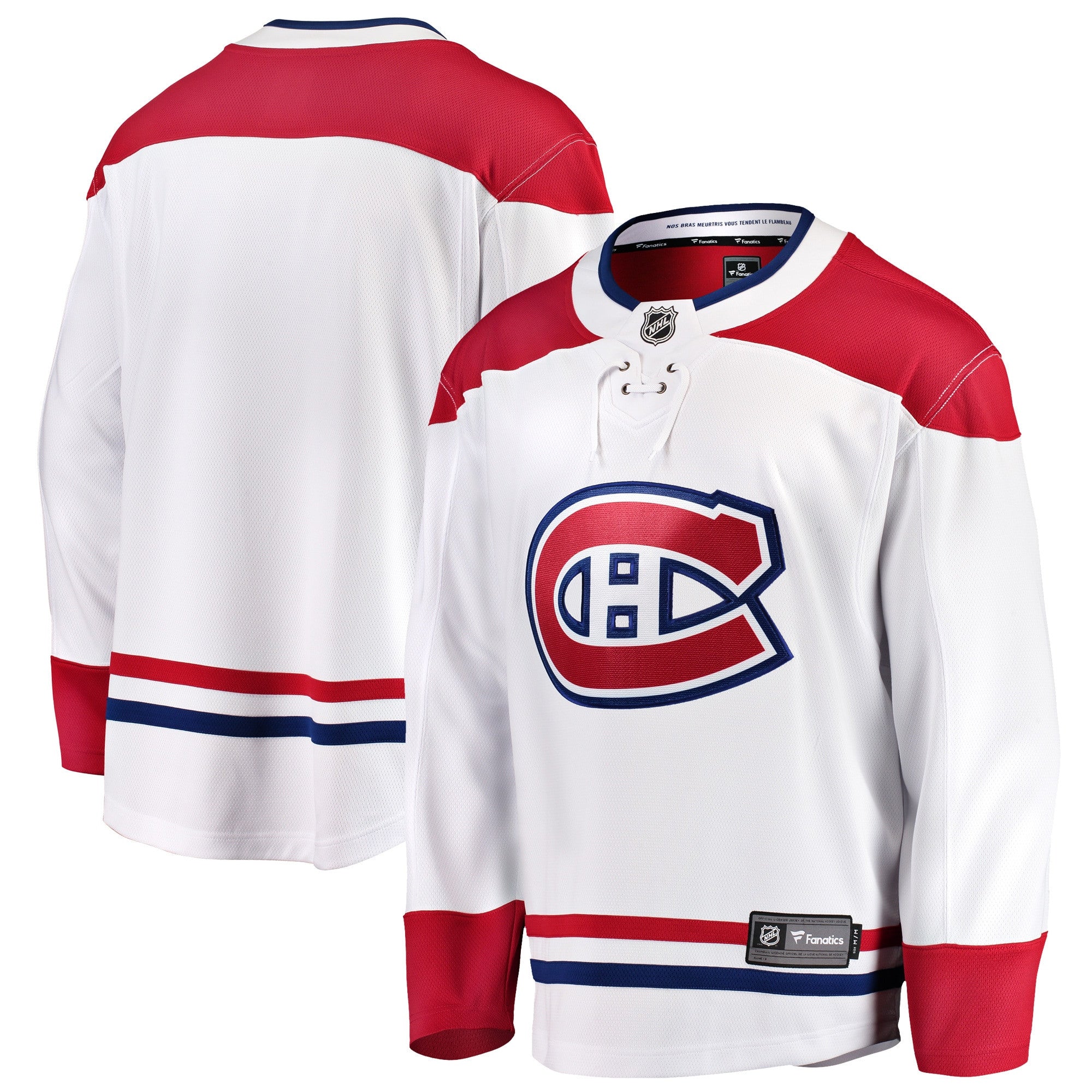Montreal Canadiens white Away jersey