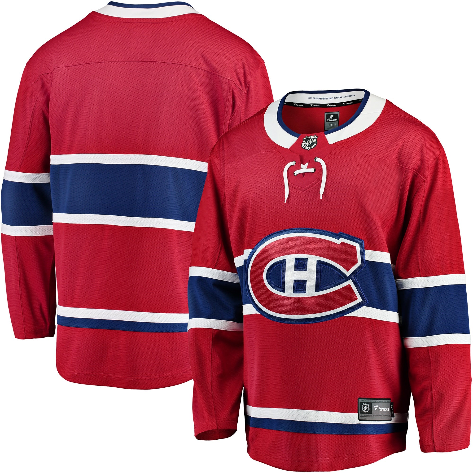 Montreal Canadiens red Home jersey