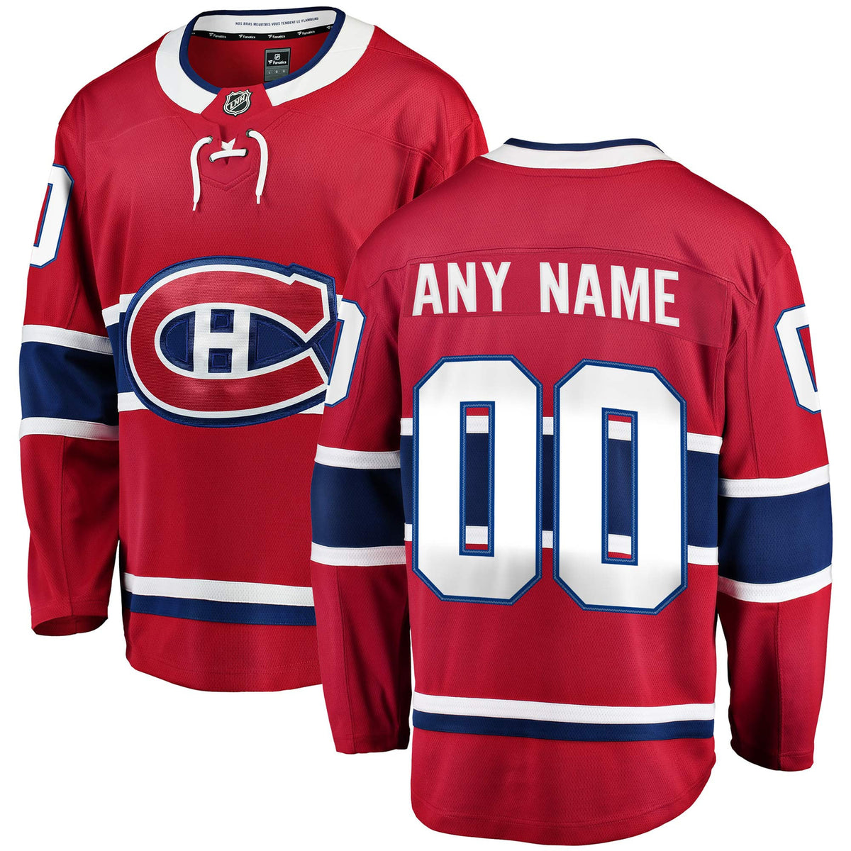 Montreal Canadiens red Home jersey