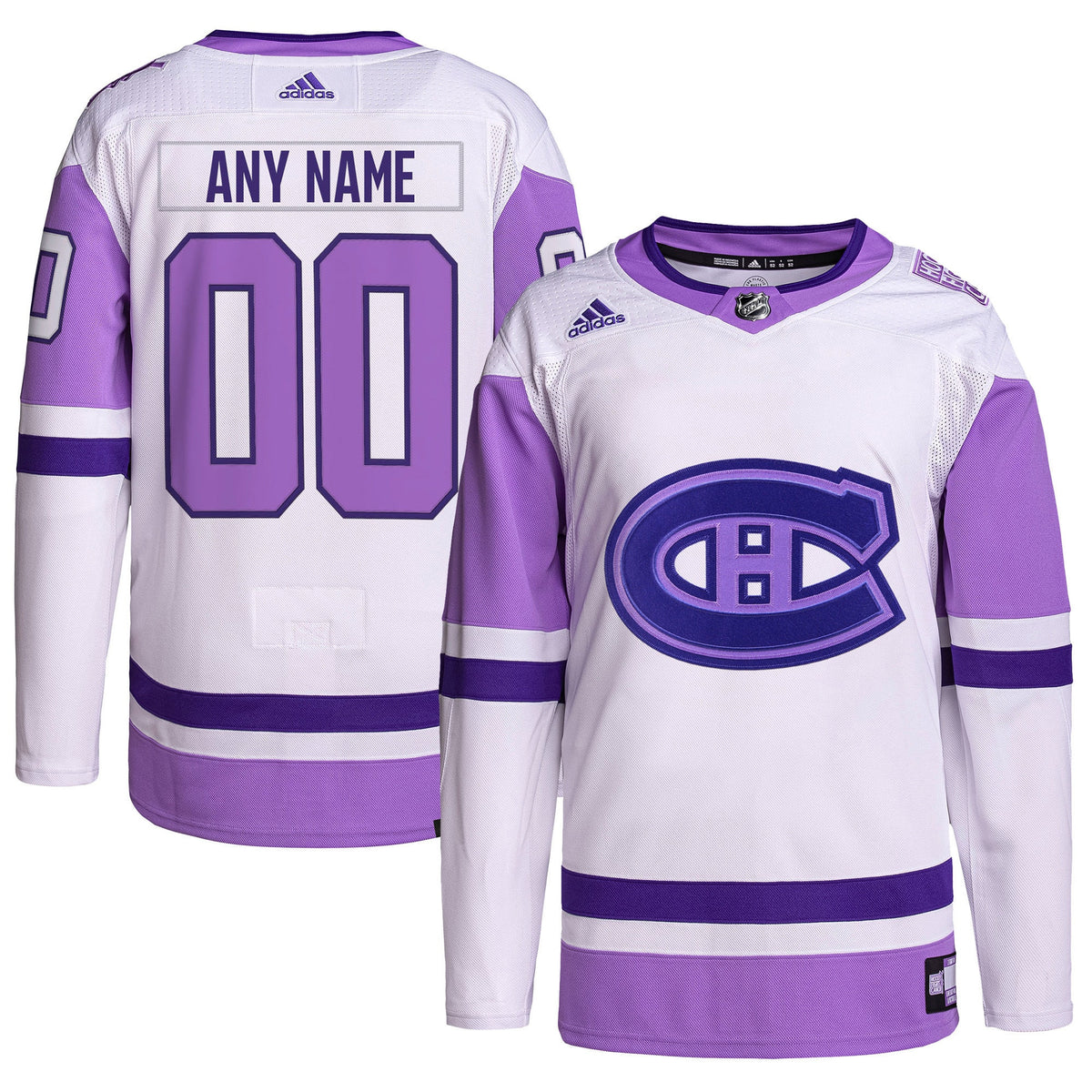 Custom Montreal Canadiens white jersey