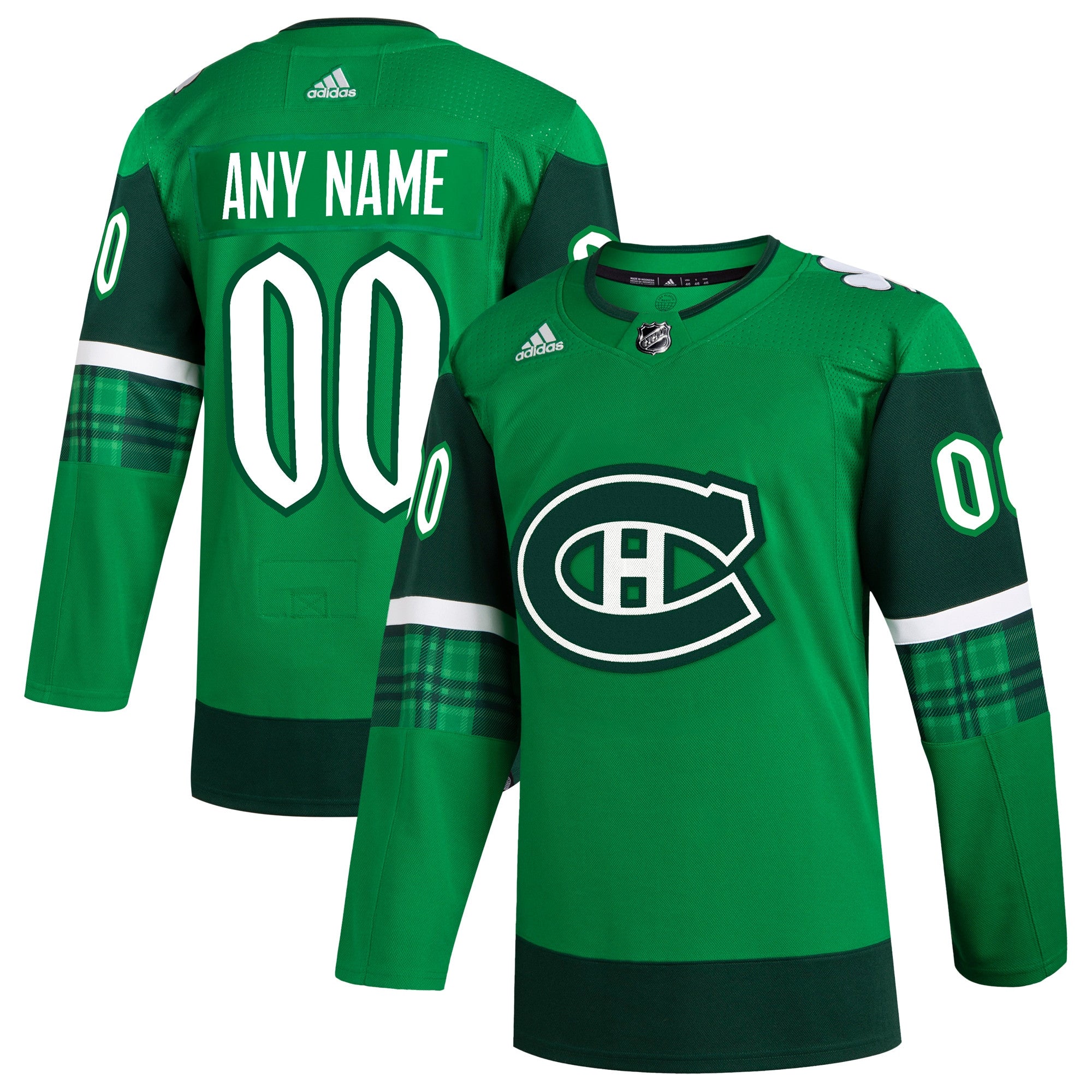 Custom Montreal Canadiens green jersey