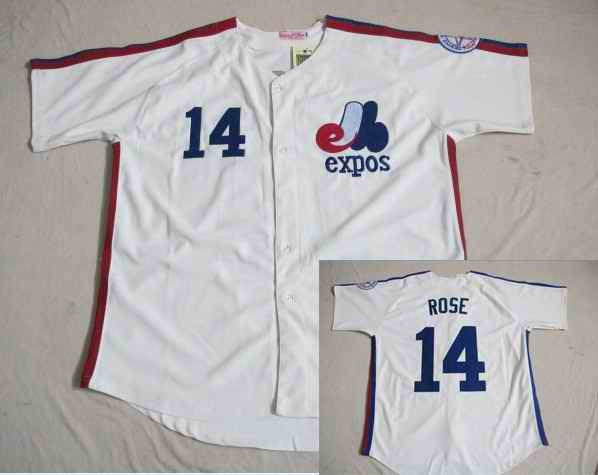 Rose Washington Nationals white jersey