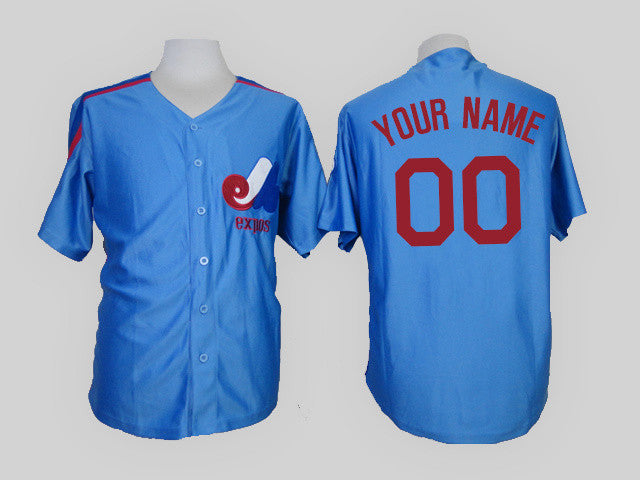 Washington Nationals blue Throwback jersey