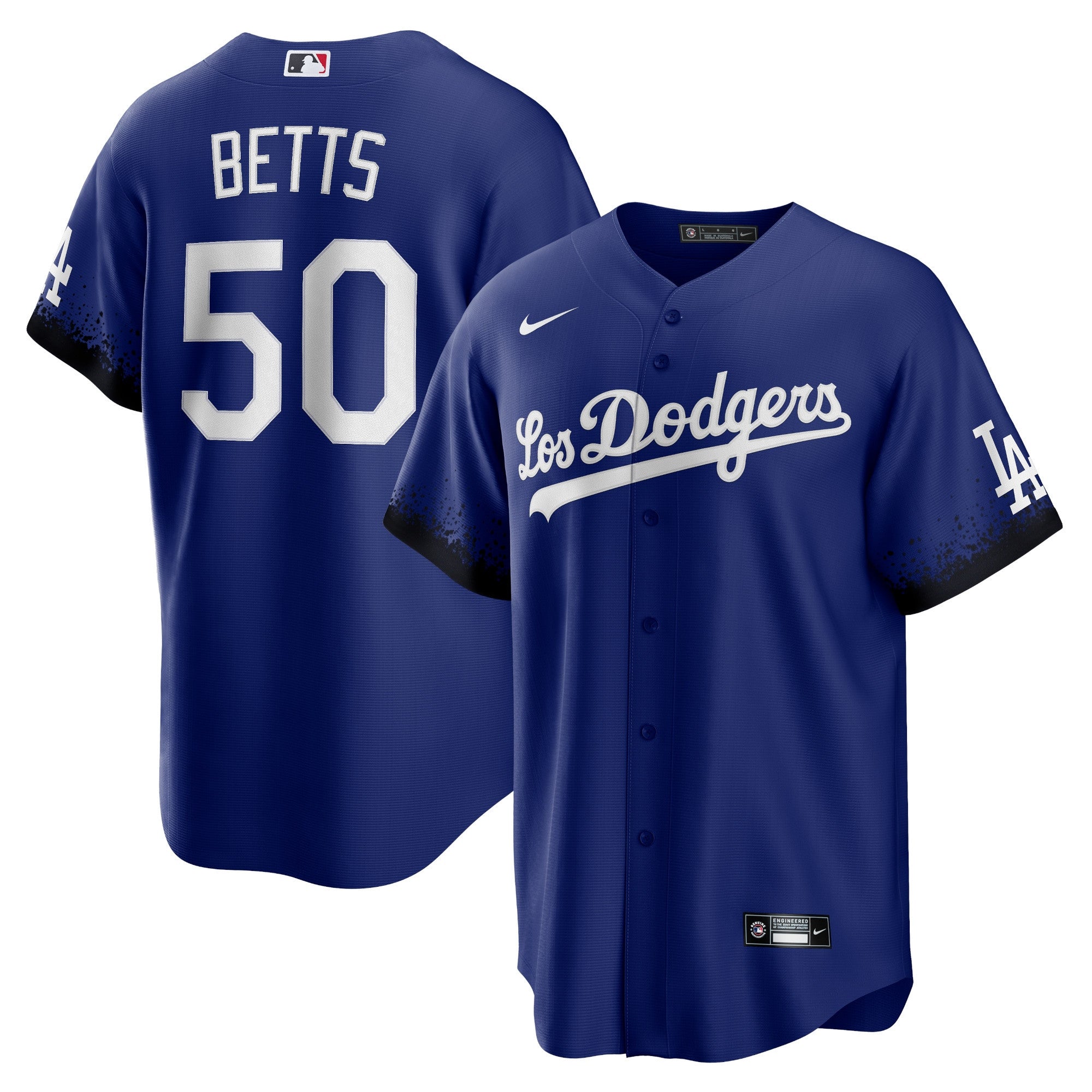Mookie Betts Los Angeles Dodgers royal City Connect jersey
