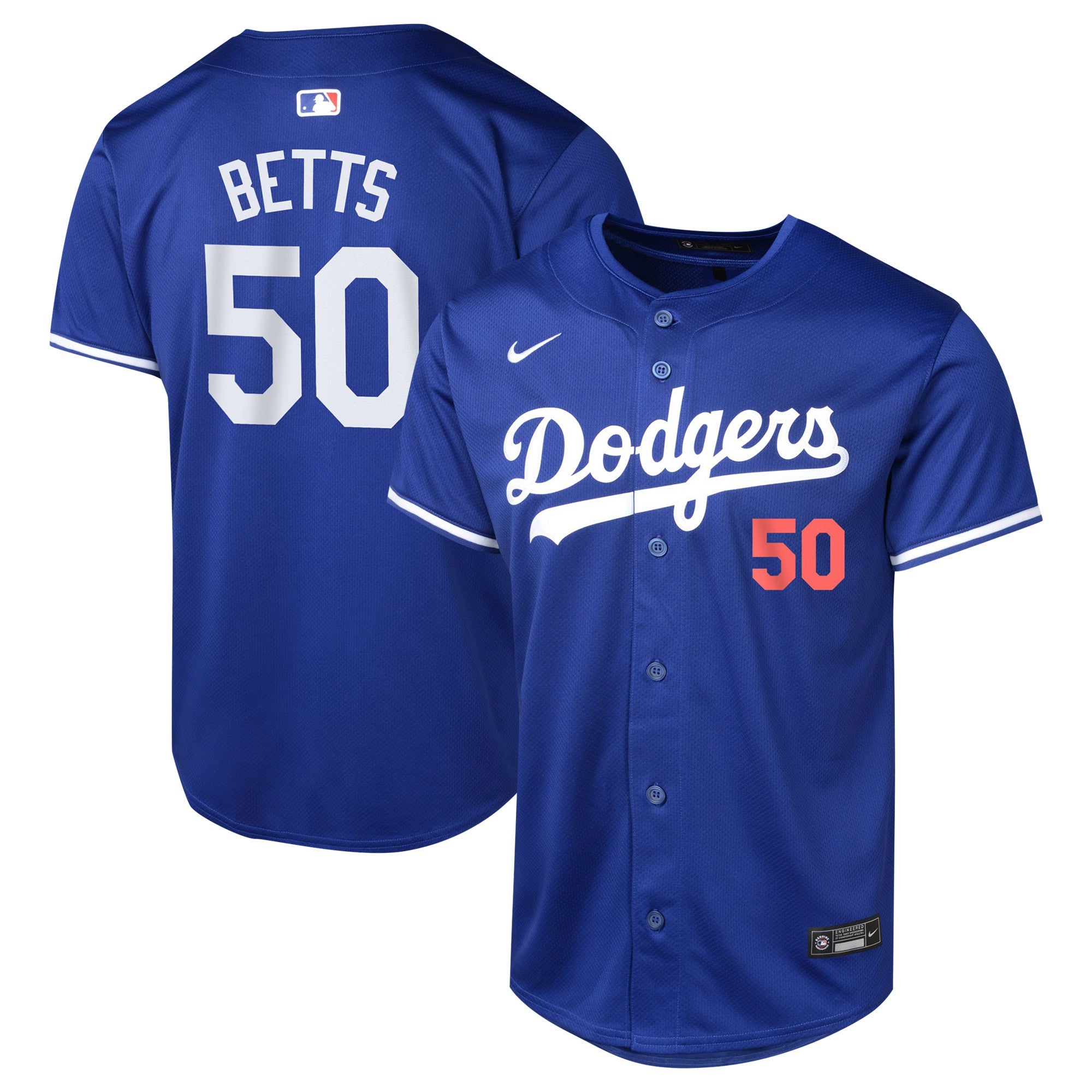 Mookie Betts Los Angeles Dodgers royal Limited jersey
