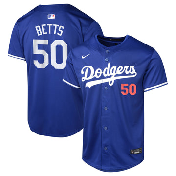 Mookie Betts Los Angeles Dodgers royal Limited jersey