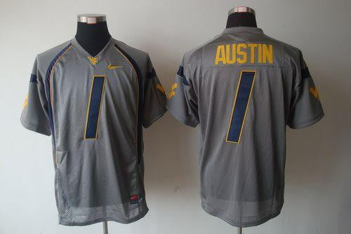 Tavon Austin West Virginia Mountaineers grey jersey
