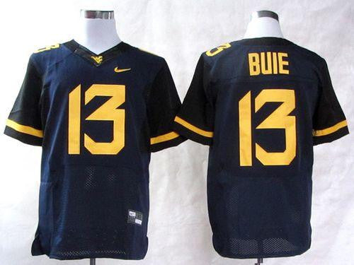 Andrew Buie West Virginia Mountaineers navy jersey