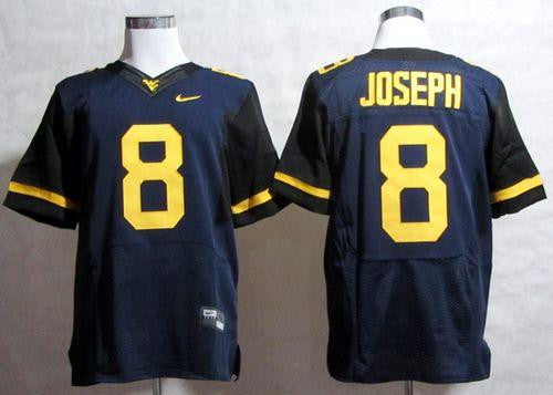 Karl Joseph West Virginia Mountaineers navy jersey
