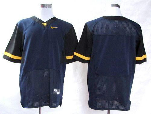 Custom West Virginia Mountaineers navy jersey