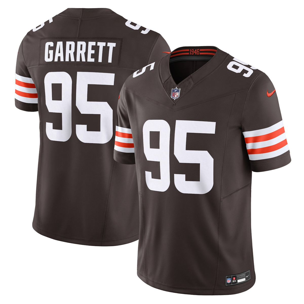 Myles Garrett Cleveland Browns brown Vapor jersey