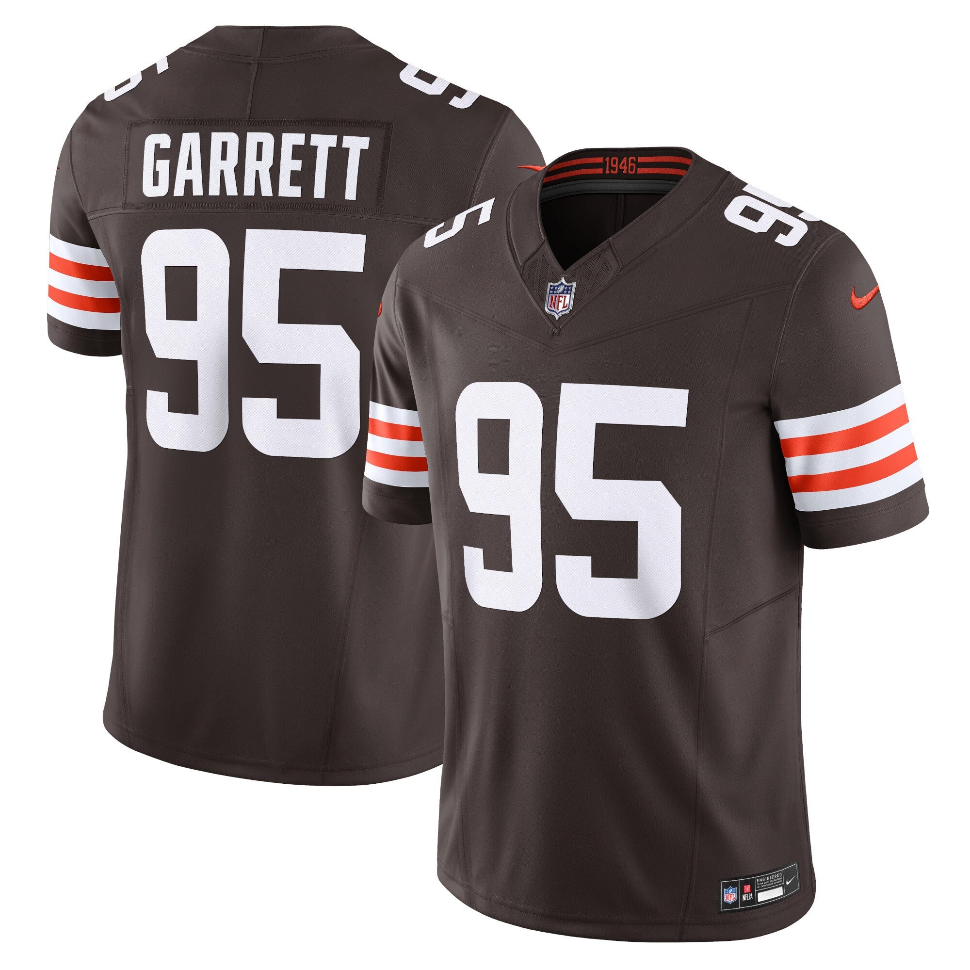 Myles Garrett Cleveland Browns brown Vapor jersey