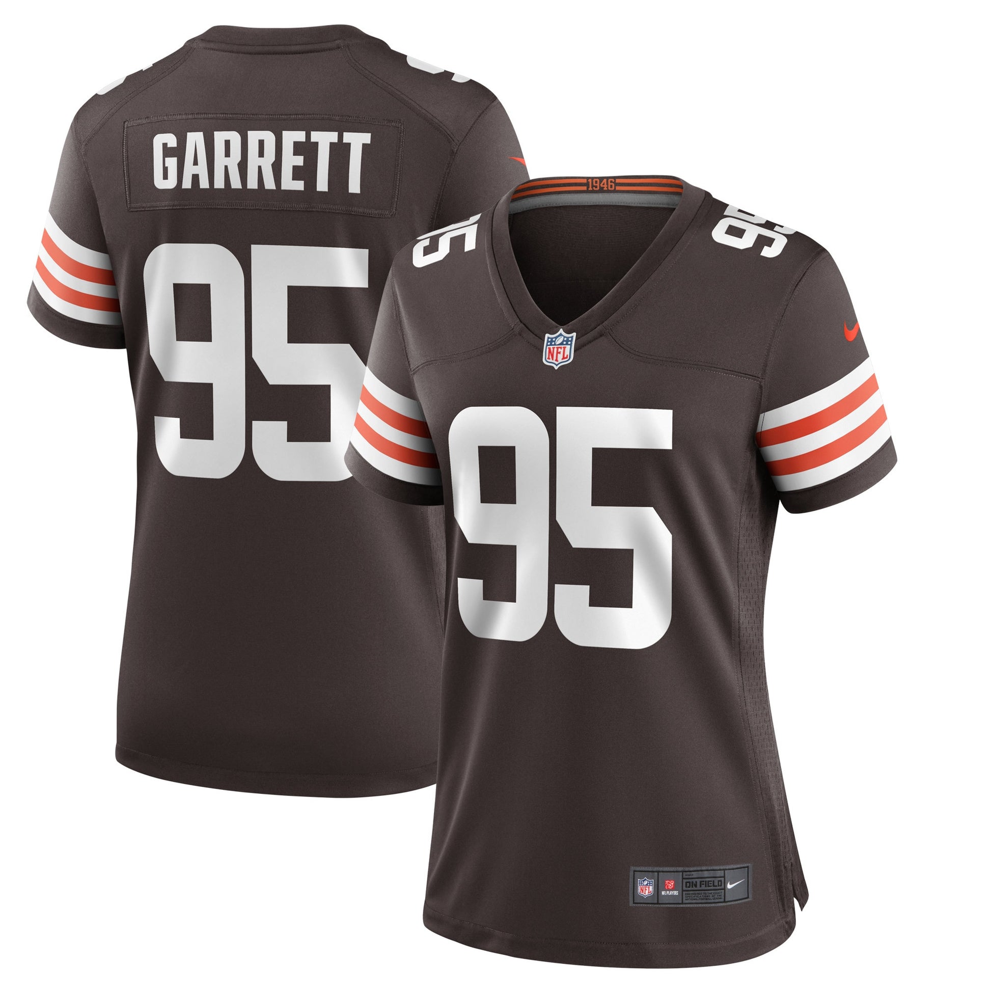 Myles Garrett Cleveland Browns brown jersey