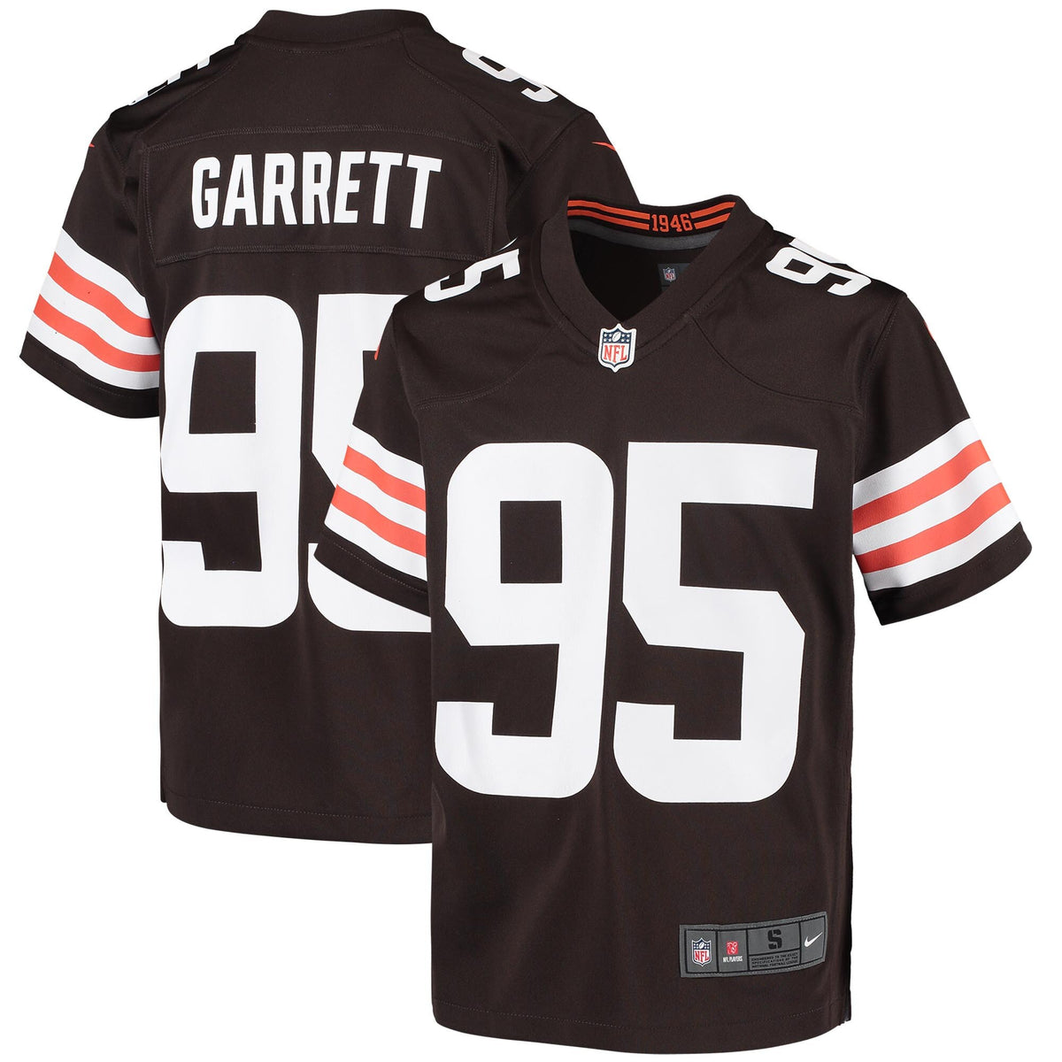 Myles Garrett Cleveland Browns brown jersey