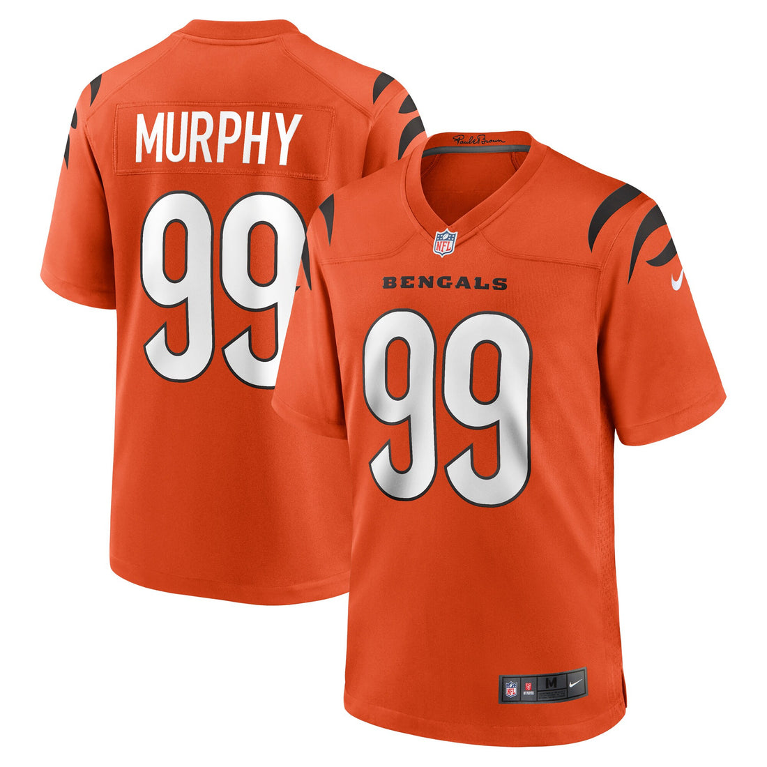 Myles Murphy Cincinnati Bengals orange jersey