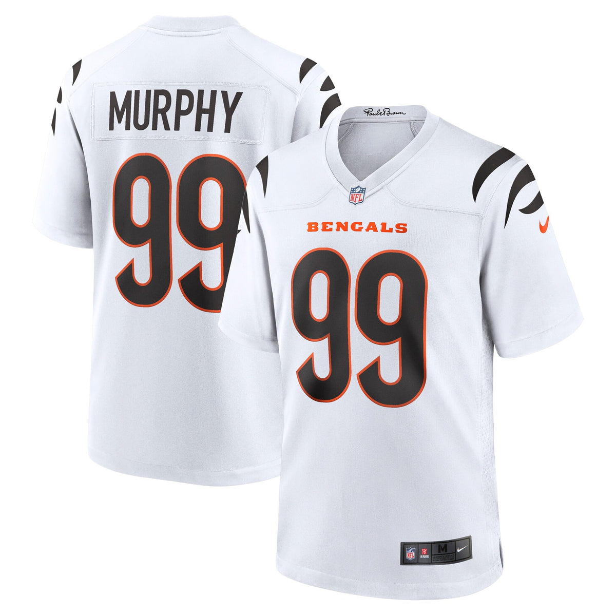 Myles Murphy Cincinnati Bengals white jersey