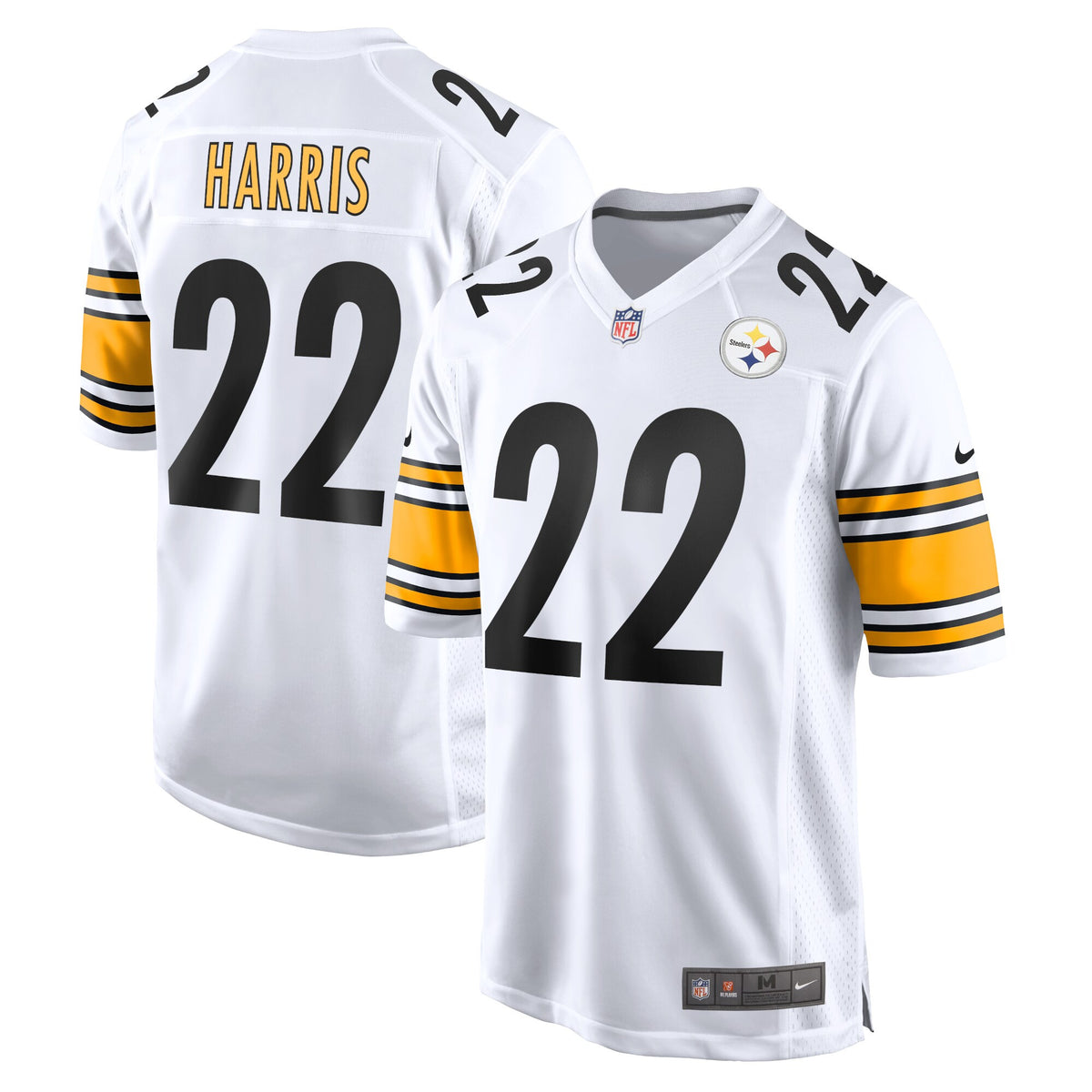 Najee Harris Pittsburgh Steelers white jersey