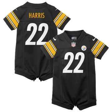 Najee Harris Newborn Pittsburgh Steelers black Game jersey
