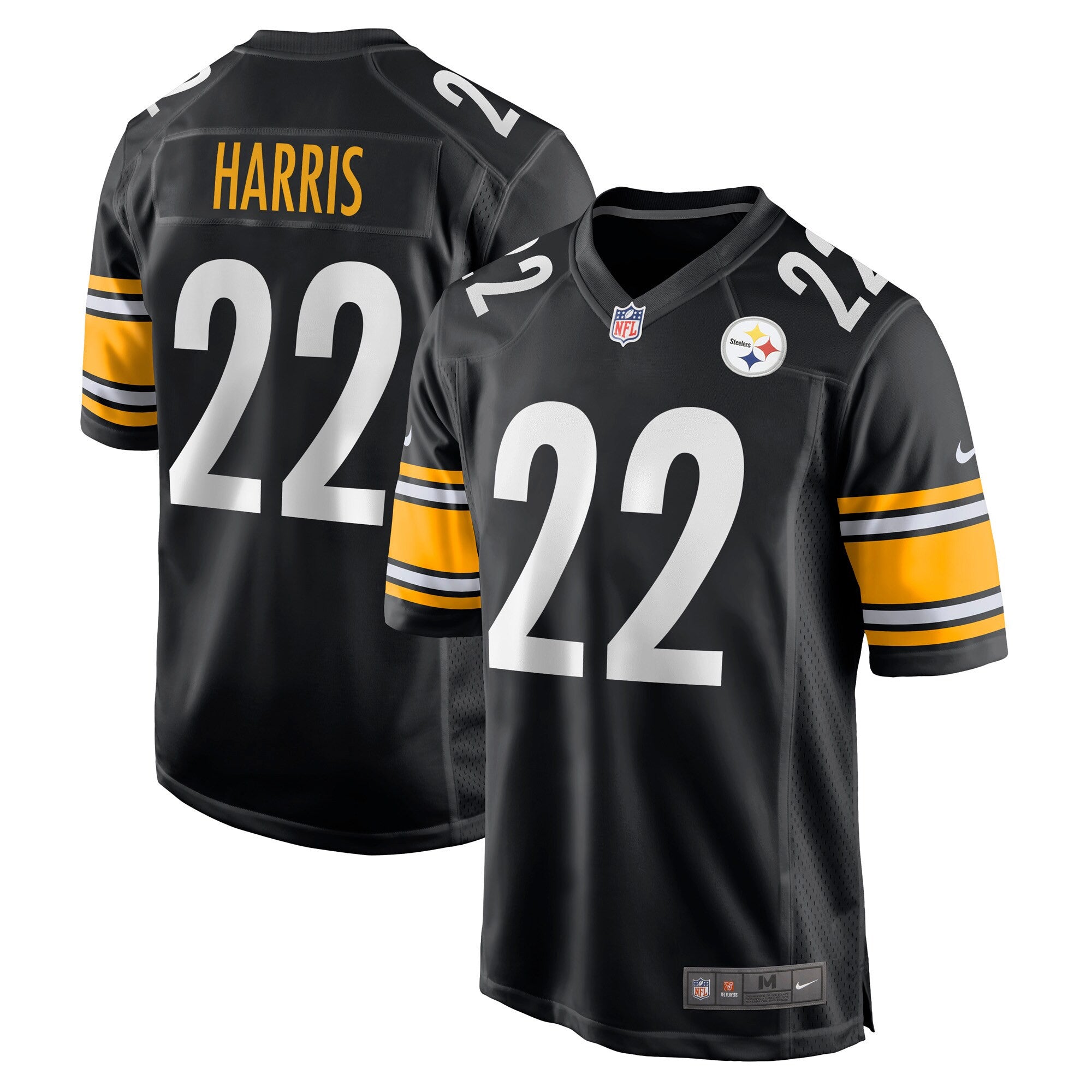 Najee Harris Pittsburgh Steelers black jersey