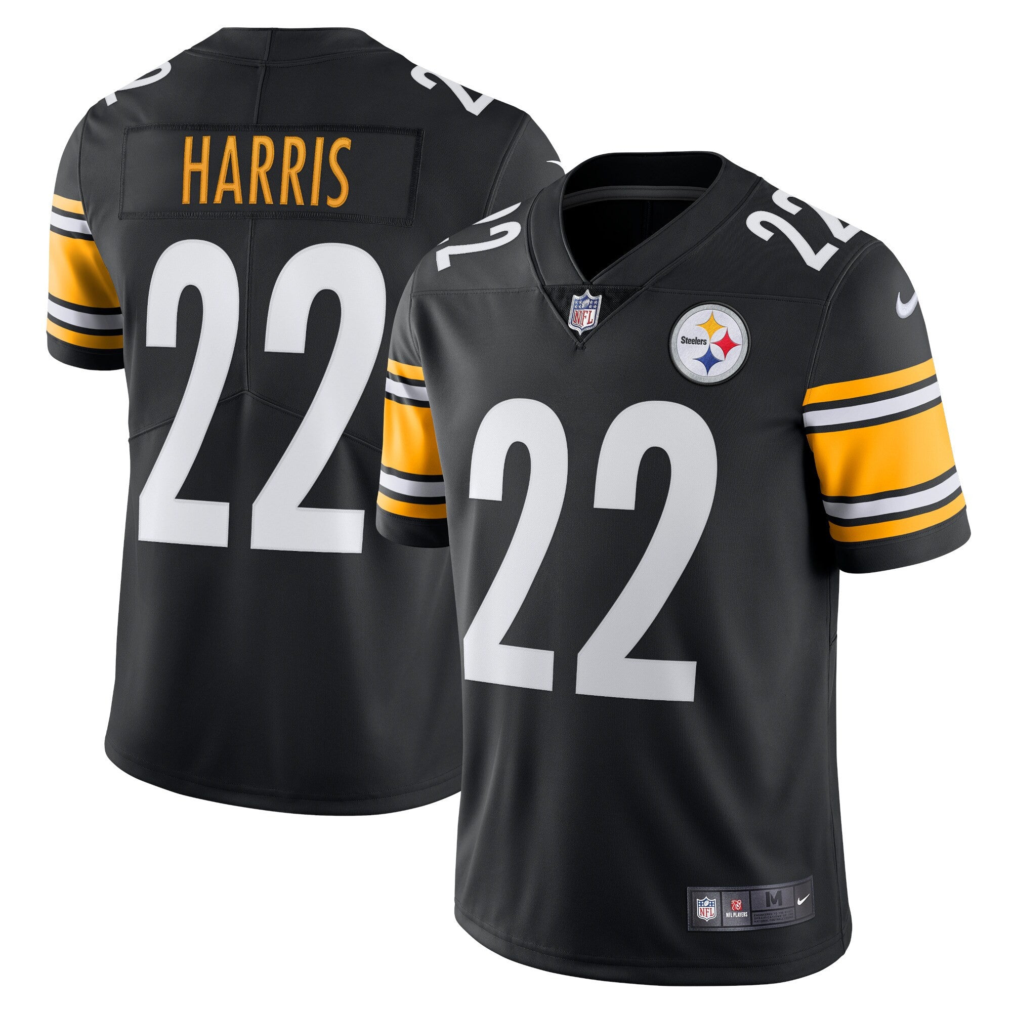 Najee Harris Pittsburgh Steelers black Vapor jersey