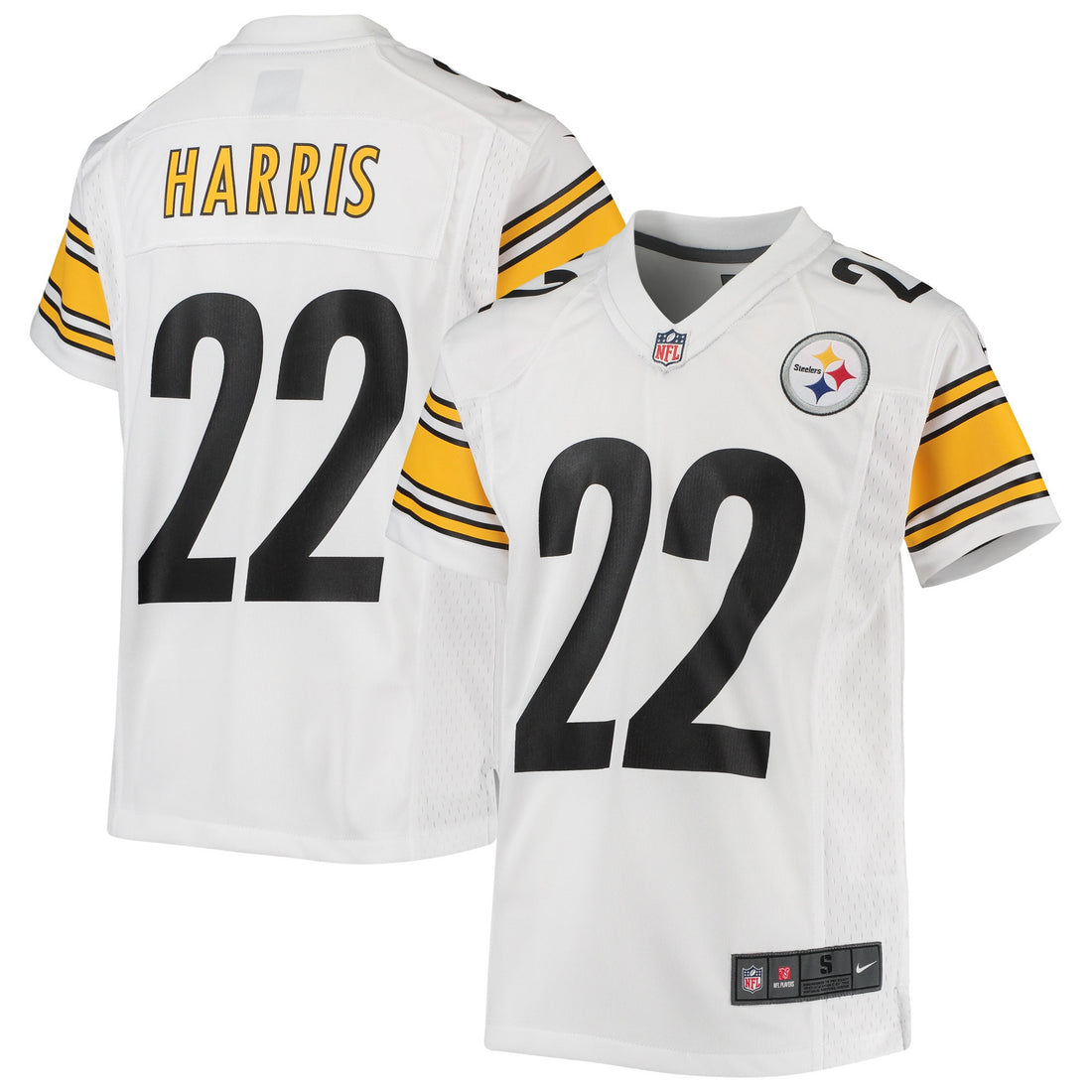 Najee Harris Pittsburgh Steelers white jersey