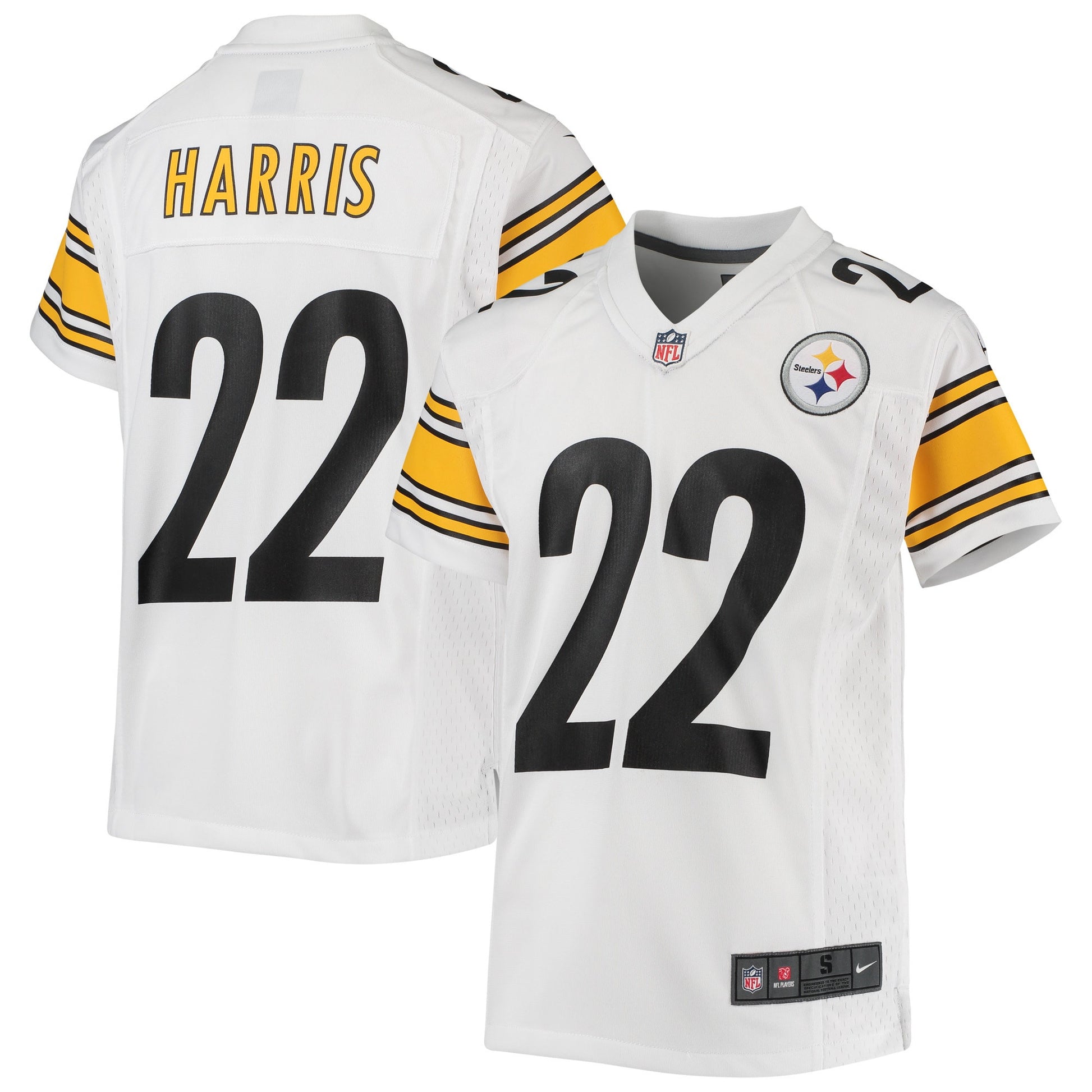 Najee Harris Pittsburgh Steelers white jersey