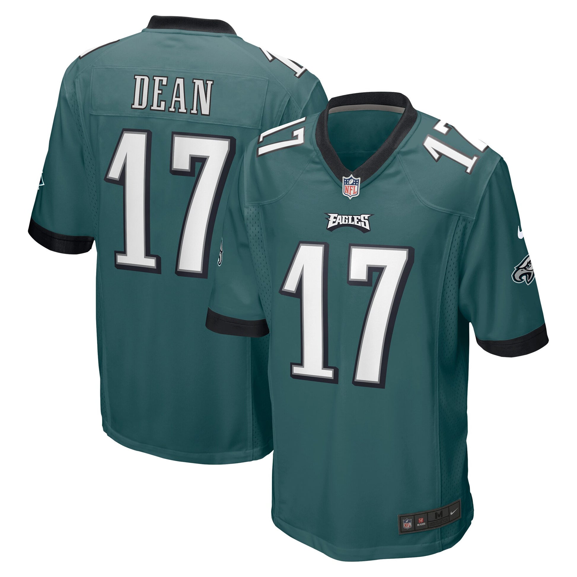 Nakobe Dean Philadelphia Eagles green jersey