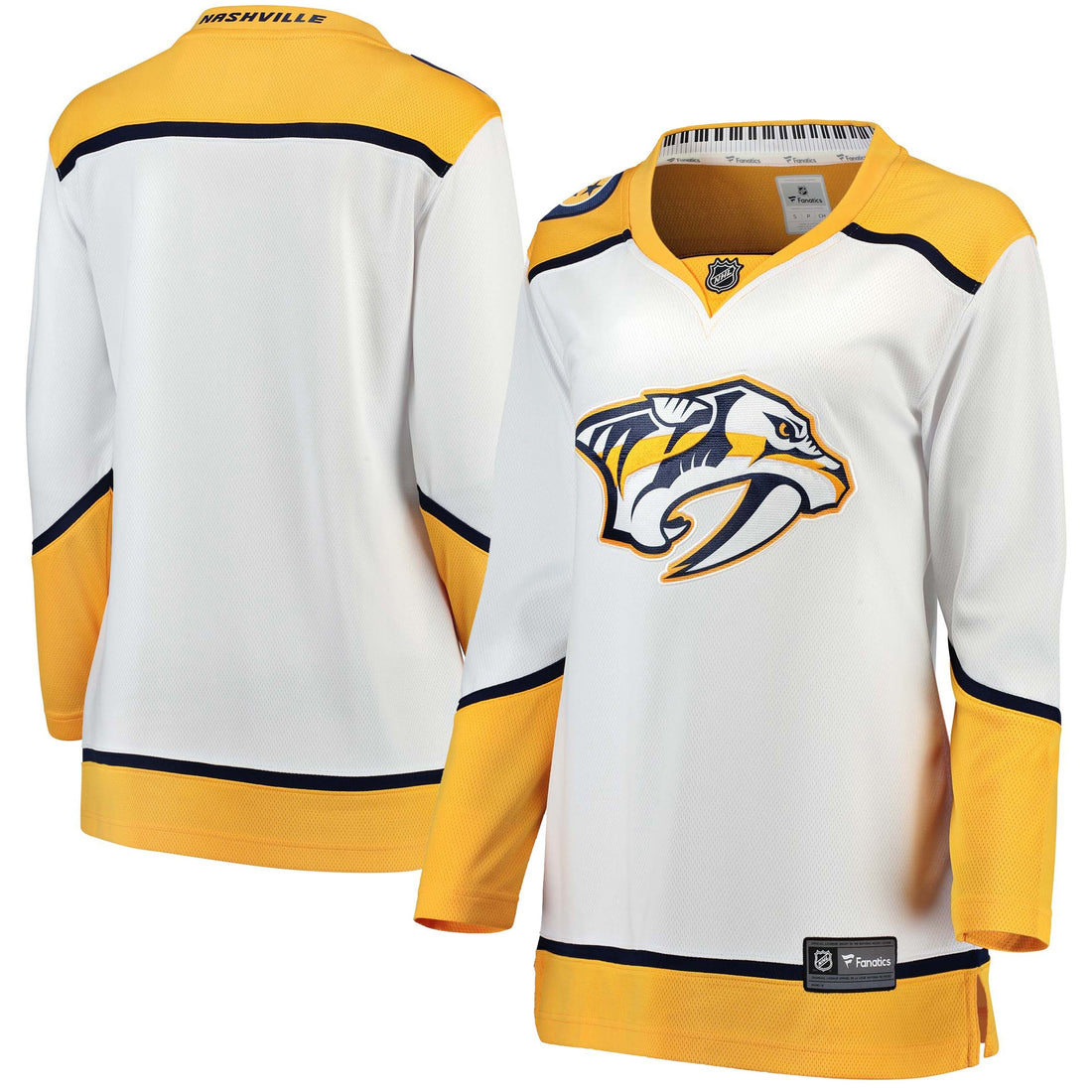 Nashville Predators white Away jersey