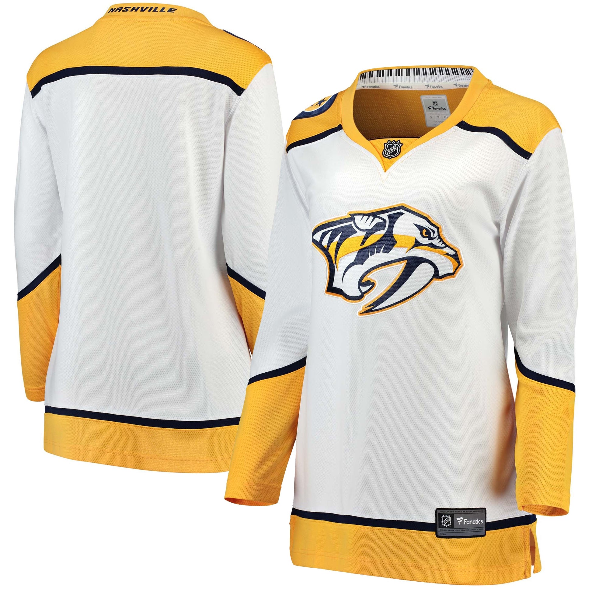 Nashville Predators white Away jersey