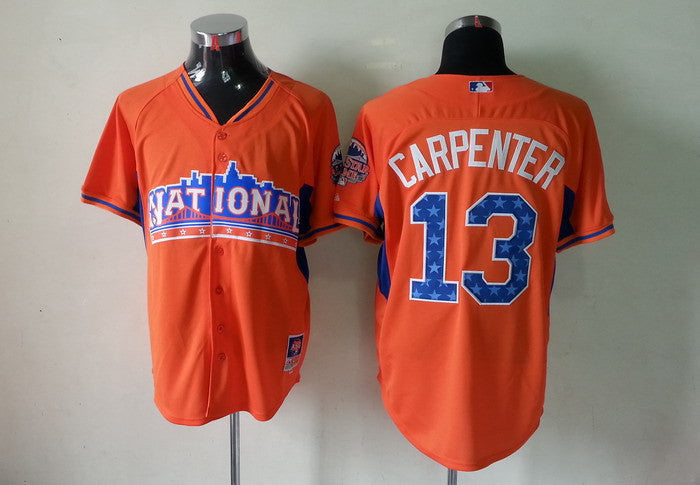 Carpenter National League All-Star orange jersey